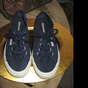 Superga navy blue canvas 8